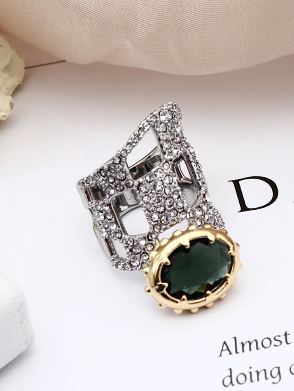 Alexis Bittar Geometric Index Finger Ring - Picture 5 of 5